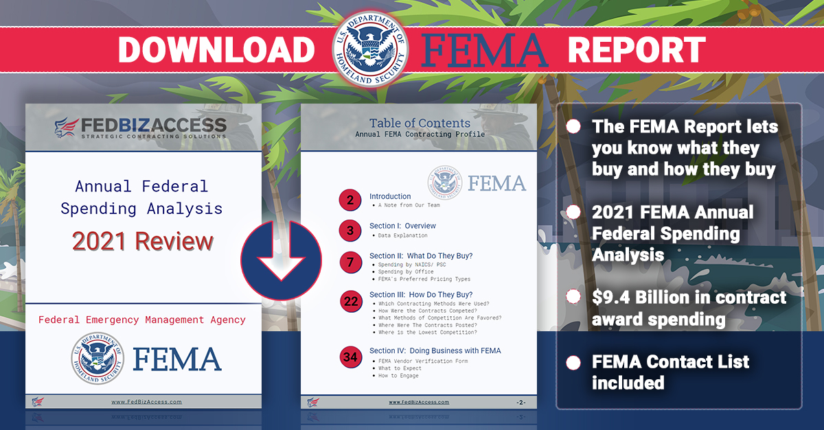 FEMA Report Guide for Doing Business with FEMA